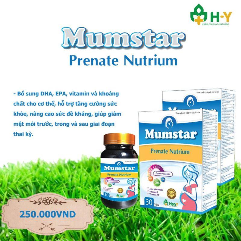 Viên MUMSTAR PRENAT NUTRIUM - Bổ sung tổng hợp cho phụ nữ có thai