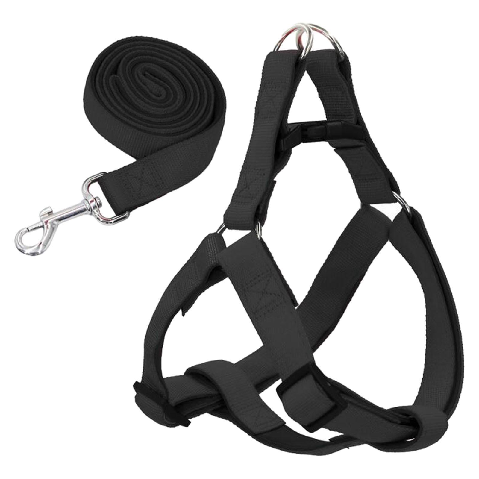 Dog Harness and Leash Set Adjustable Comfortable Puppy Vest for Running