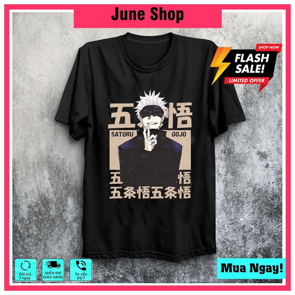 Áo thun Jujutsu Kaisen, áo phông in hình Itadori Yuji, Gojo Satoru mẫu cực đẹp, giá siêu rẻ