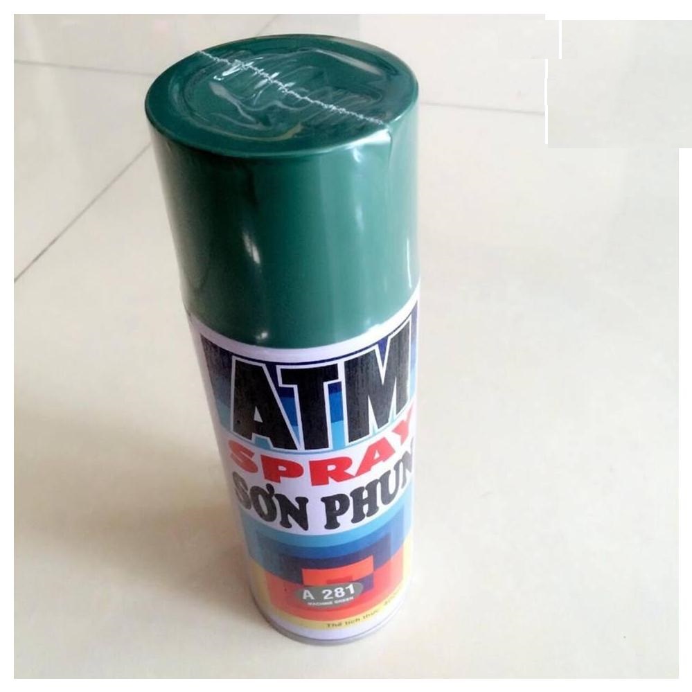 Sơn xịt ATM Spray A281 ( Màu Xanh Lục ) cao cấp , bền màu, lâu trôi