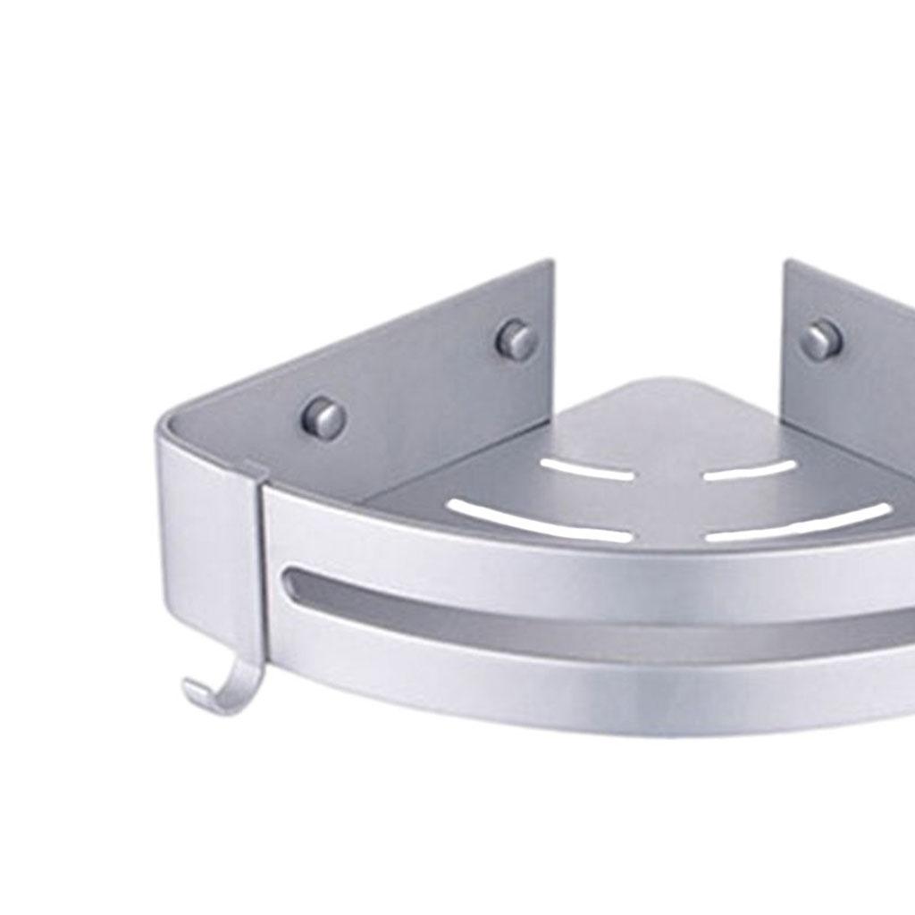 Bathroom Shelf Shower Wall Mounted Corner Basket  Storage Triangle