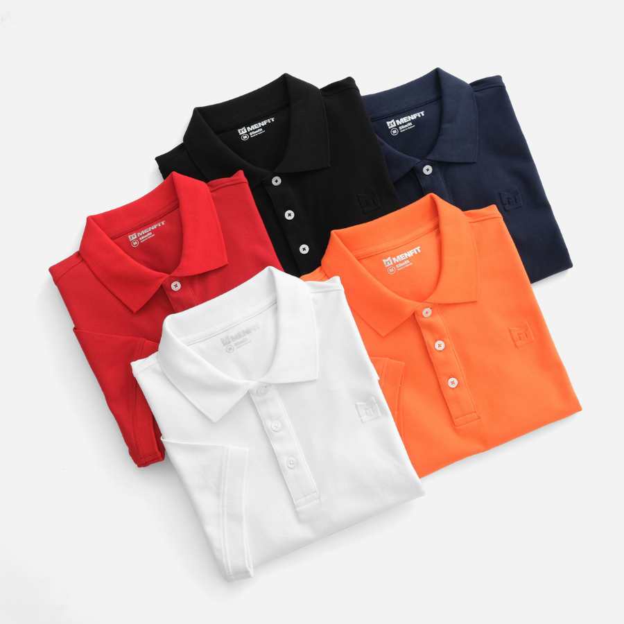 Áo polo We Are One MENFIT 2210066 chất cotton cao cấp, chuẩn form, tôn dáng