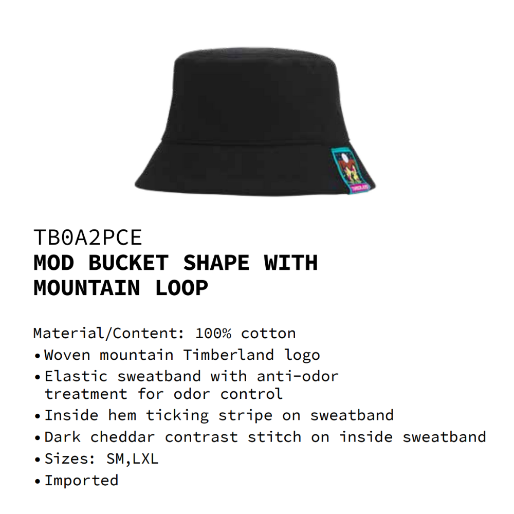 [NEW] Original Timberland Nón Unixsex Mod Bucket Shape With Mountain Loop TB0A2PCE01