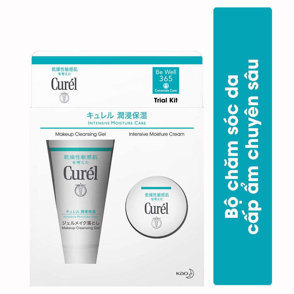 Bộ Chăm Sóc Da Cấp Ẩm Chuyên Sâu Curél Intensive Moisture Care Trial Kit Enrich