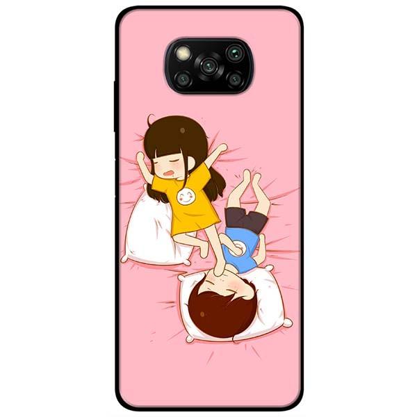 Ốp lưng dành cho Xiaomi Poco X3 mẫu Couple Ngủ