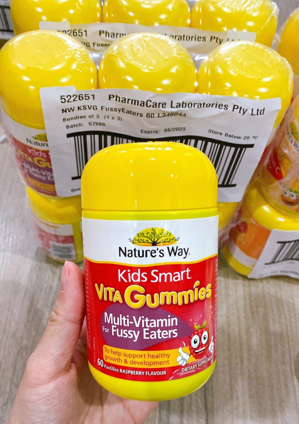 Kẹo dẻo Nature's Way Kids Smart Vita Gummies Úc (60v)