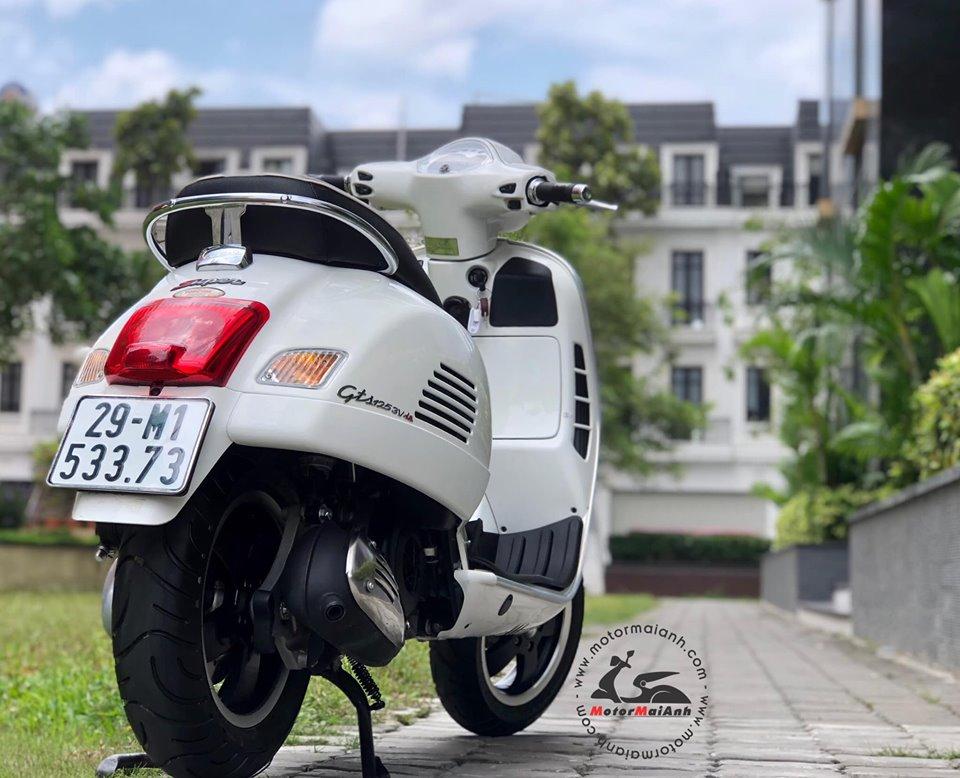 Tem dán - Decal dành cho xe máy Vespa GTS 125 3V ie chữ nổi Màu Đen -TKBs.8532