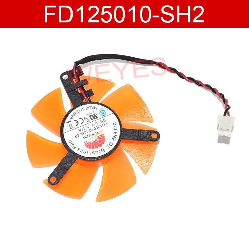 Fd125010Quạt tản nhiệt đồ họa SH2 0.17A 39mm 2wire 47mm cho GT220 GTS210