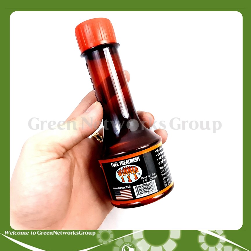 Dung dịch vệ sinh buồng đốt WINNER 111 tăng chỉ số Octan trong xăng 60ml Green Networks Group