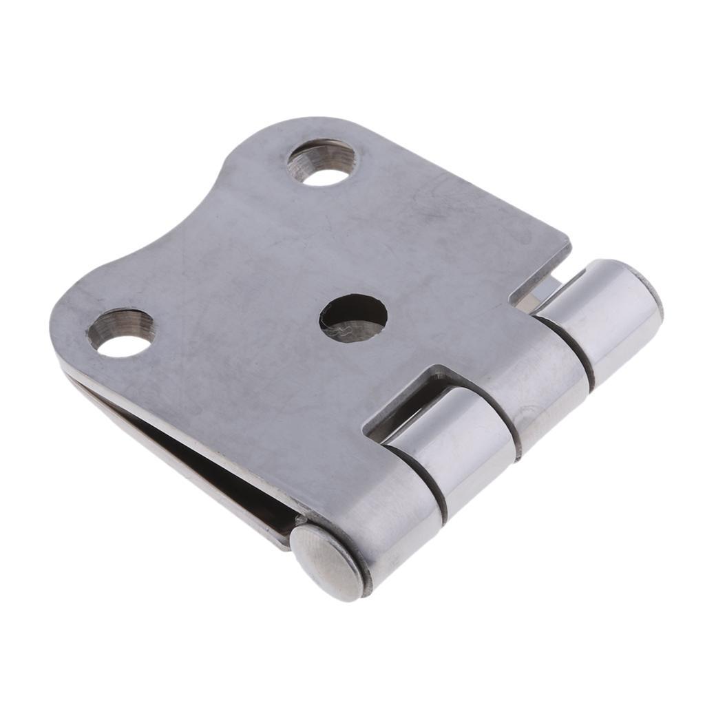 3" X 1.5" 316 Stainless Steel High Polished Flush Door Hinge for Boat Marine