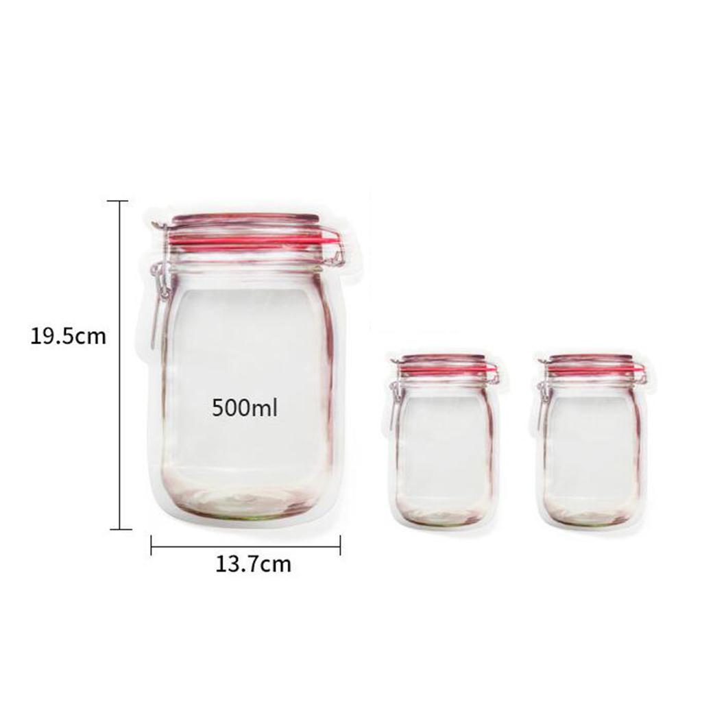 Thiết Kế Chai Kẹo Bánh Quy Túi Ziplock Túi PE