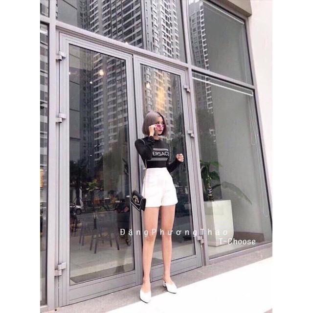 Quần short vải nữ chất tuyết mưa cao cấp