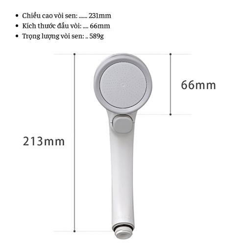 Vòi sen tắm WS có nút dừng Takagi JSB121AS hàng chính hãng