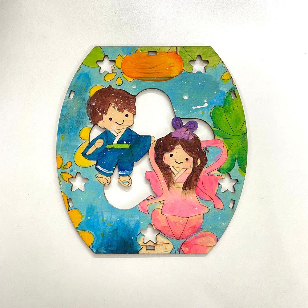 Lồng Đèn Sáng Tạo - Hằng &amp; Cuội Tung Tăng - Giftbrand GB09