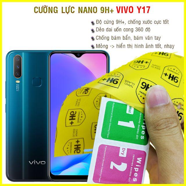 Dán cường lực dẻo nano 9H+ dành cho  Vivo Y17