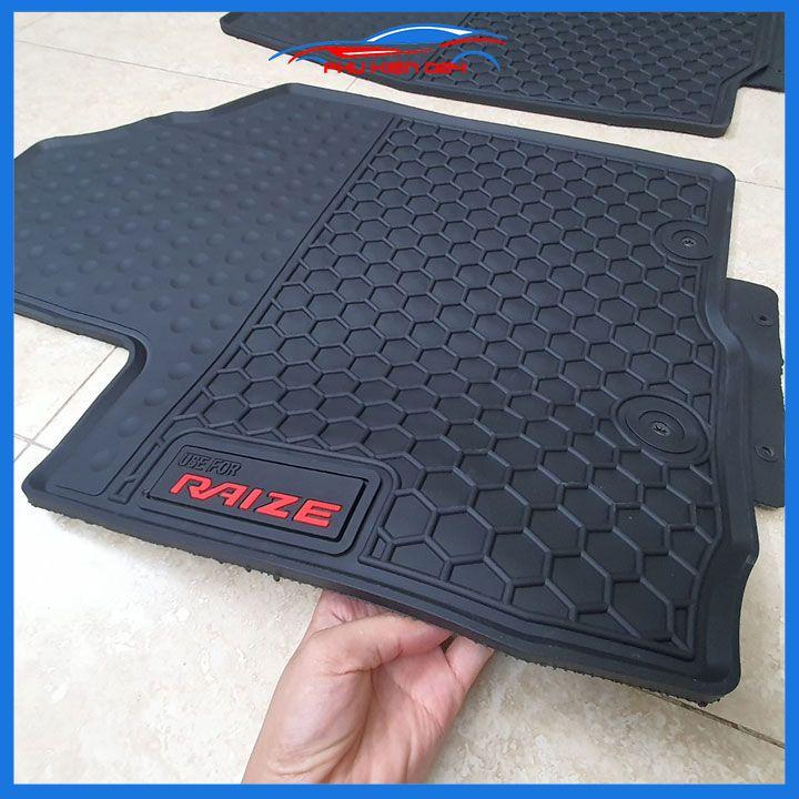 Thảm lót sàn cao su cho xe Toyota RAIZE 2012-2022 chuẩn theo xe chịu lực tốt