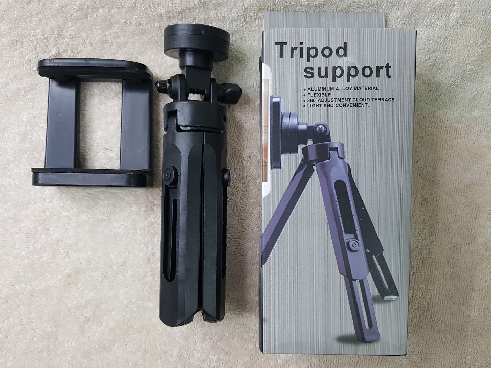 Tripod Support Mini Cho Điện Thoại, Máy Ảnh - Tripod 3 Chân - Hàng chính hãng
