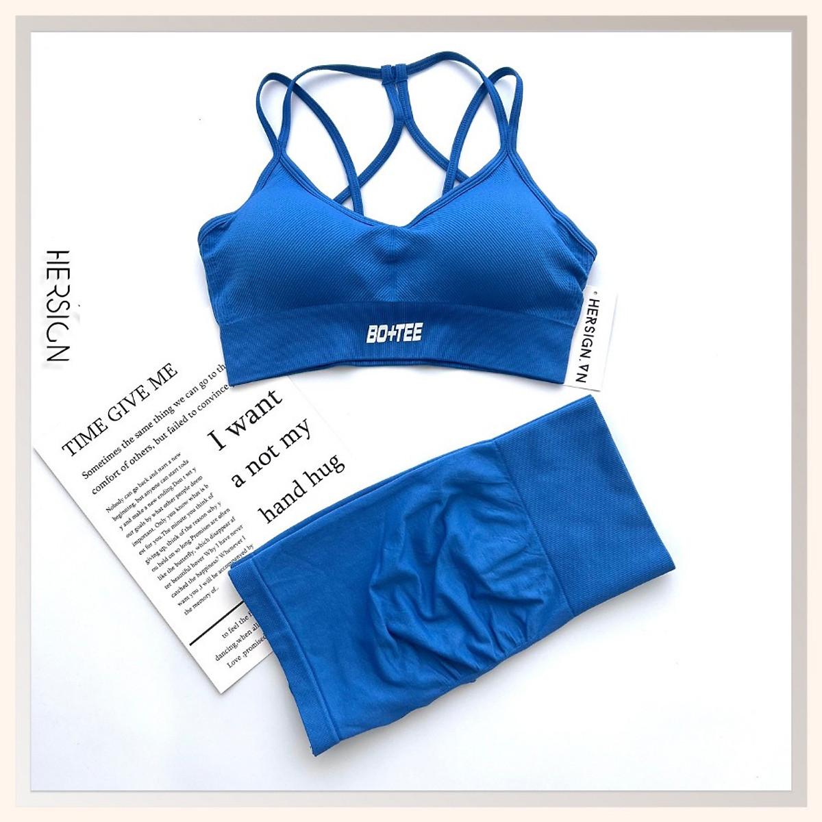 BỘ ĐỒ ĐÙI BOTEE NỮ TẬP GYM,YOGA, CHẠY BỘ, ĐI BƠI, AEROBIC,ZUMBA... - Màu xanh