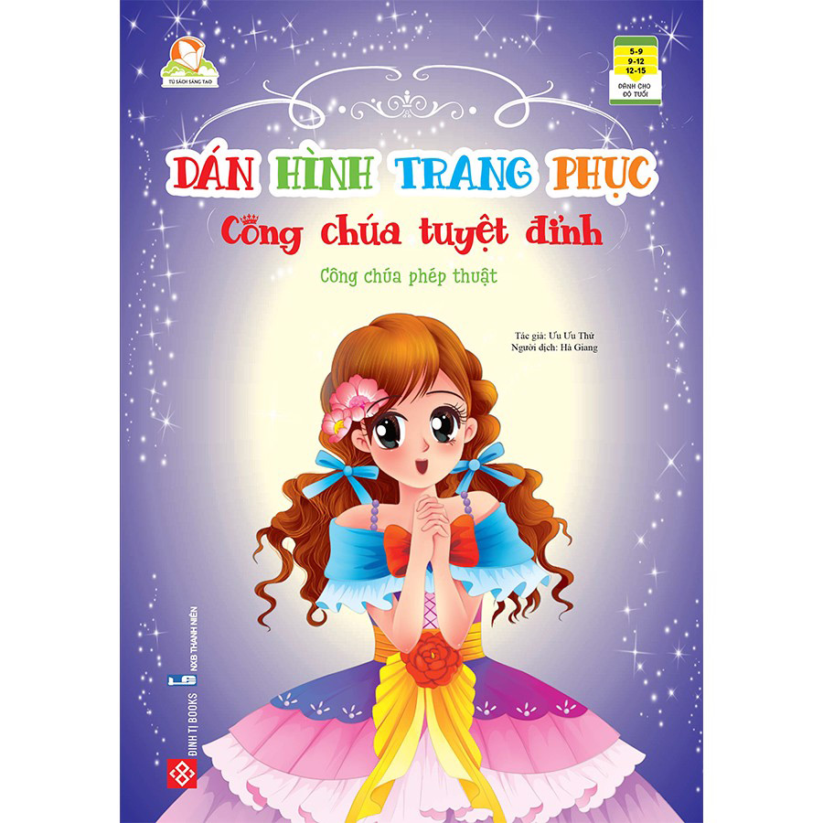 Dán Hình Trang Phục Công Chúa Tuyệt Đỉnh - Công Chúa Phép Thuật