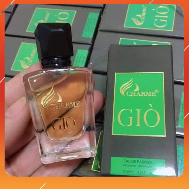 Nước hoa nam cao cấp, Charme Giò, hương trái cây, ngọt ngào, ấm áp, lưu hương lâu, độ tỏa hương xa, 80ml