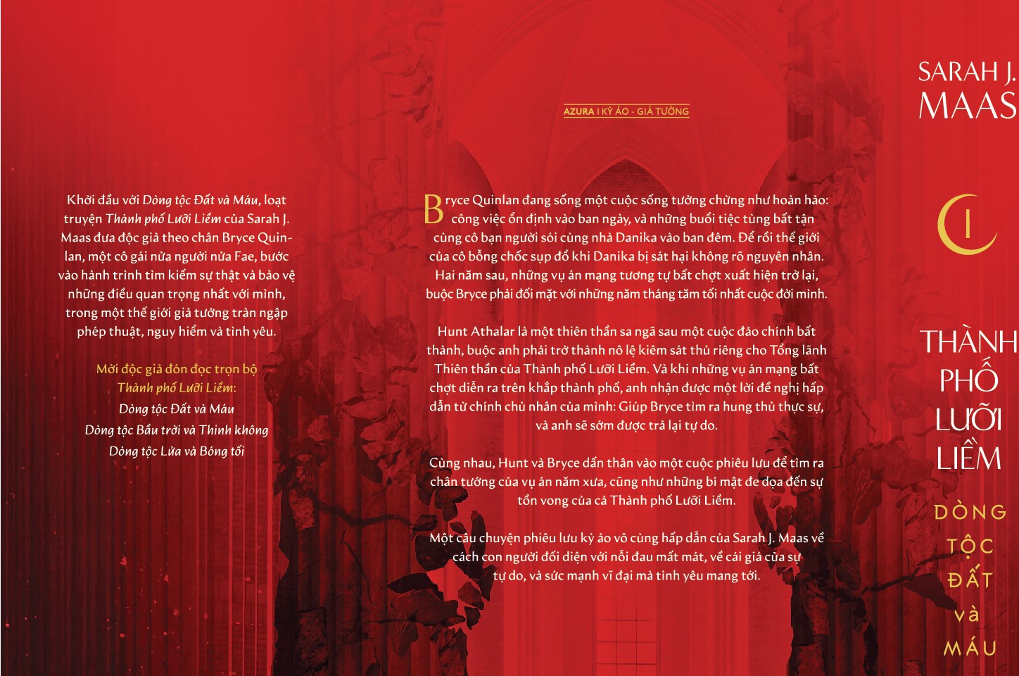 Sách - Thành phố lưỡi liềm: Dòng tộc đất và máu (Sarah J. Maas) (Nhã Nam Official)