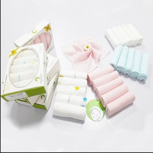 Hộp 10 Khăn Anminaza 25x25cm khăn sợi tre