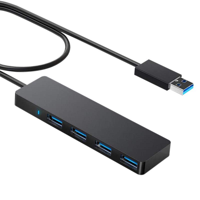 Bộ mở rộng USB 4 trong 1 đặc biệt Bộ chia Hub đa chức năng Đế cắm mở rộng 4 cổng Hub chuyển máy tính Đế cắm