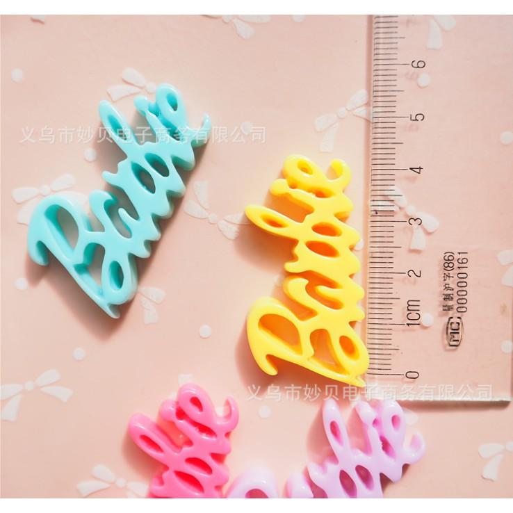 HN * Charm chữ Barbie trang trí vỏ ốp điện thoại, DIY