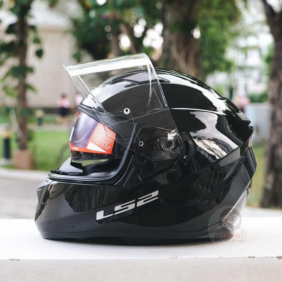 Mũ nón Fullface LS2 FF320 Đen bóng
