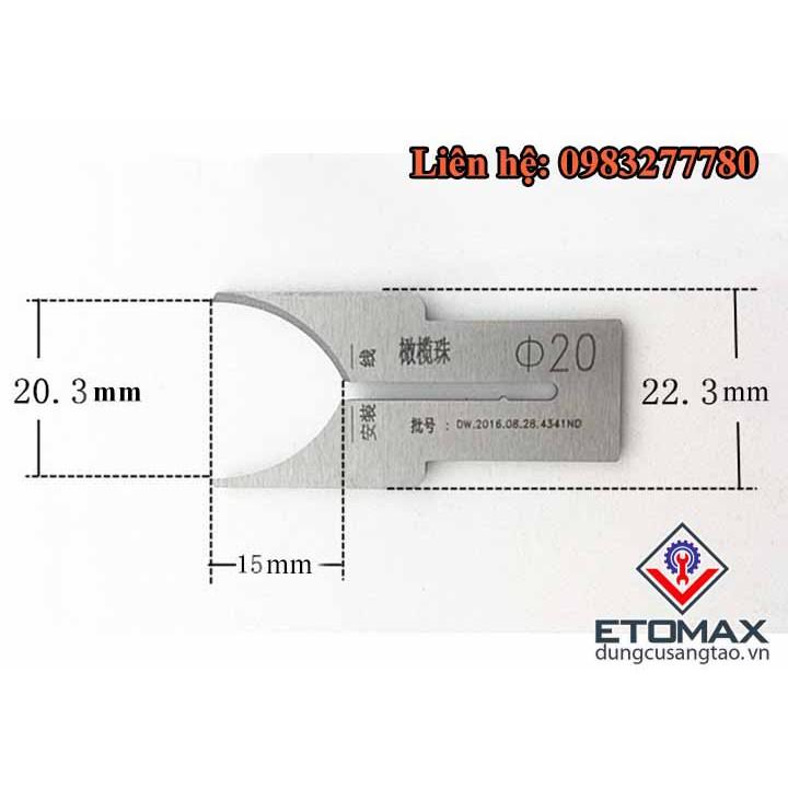 Mũi khoan tạo hạt chuỗi hình Oval