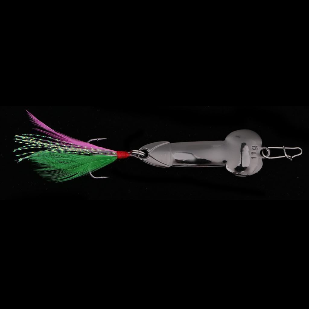 2pcs Metal Spoon Fishing Lures Spinners Baits VIB Tackle with Treble Hook 2 Size