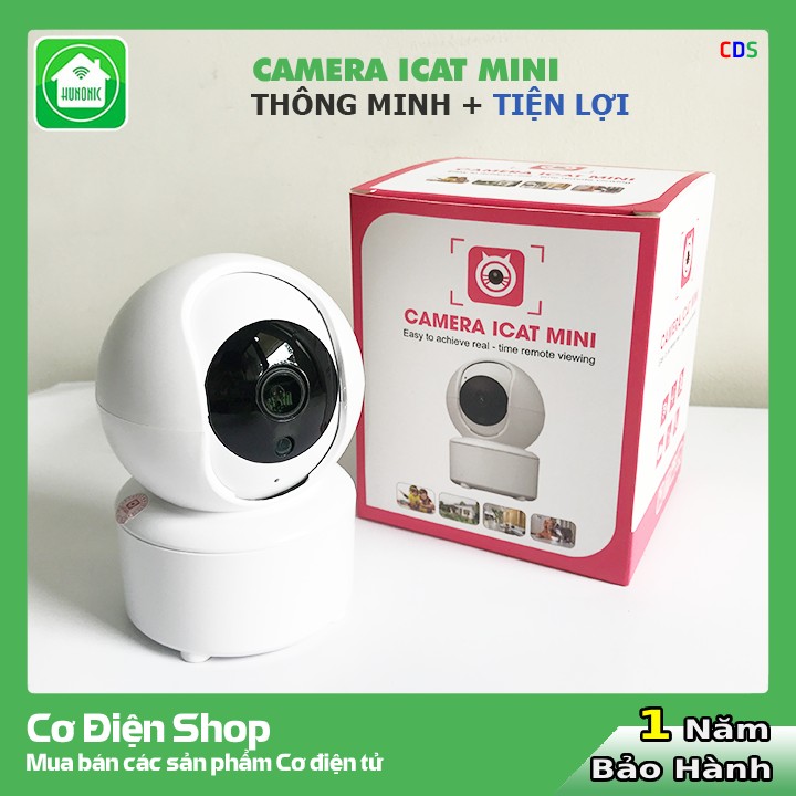 Camera IP Wifi trong nhà Hunonic ICat Mini - Hàng chính hãng