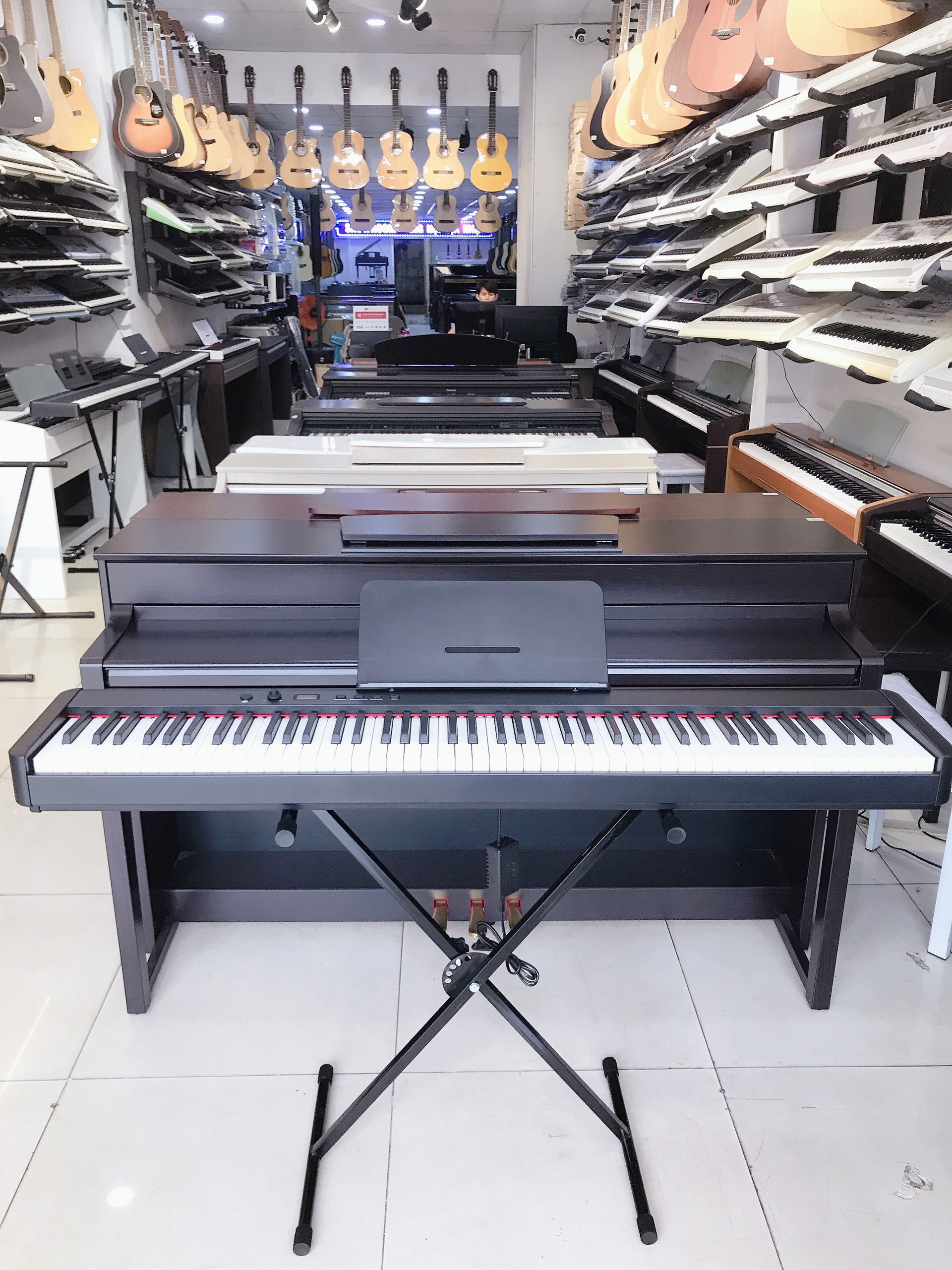Đàn Piano Điện Bora BX 05 - 88 Phím Nặng Cảm Lực - Kết Nối Blutetooth +Khăn Phủ Đàn + Chân Đàn + Tai Phone