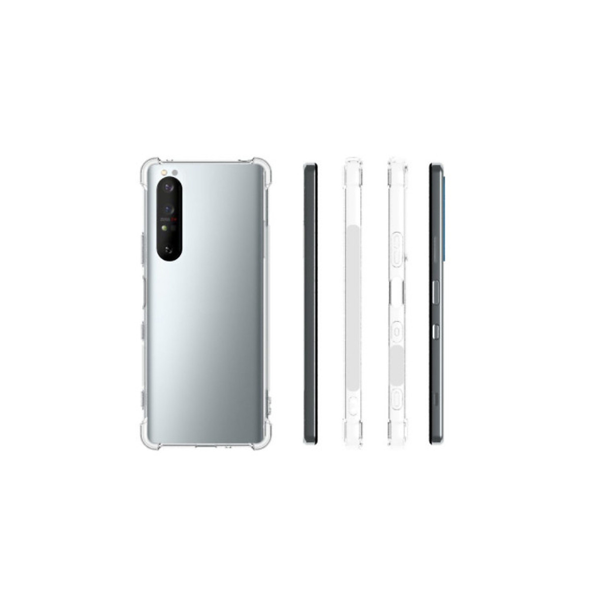 Ốp lưng dành cho Sony Xperia 5 Mark 3 dẻo trong chống sốc bảo vệ camera