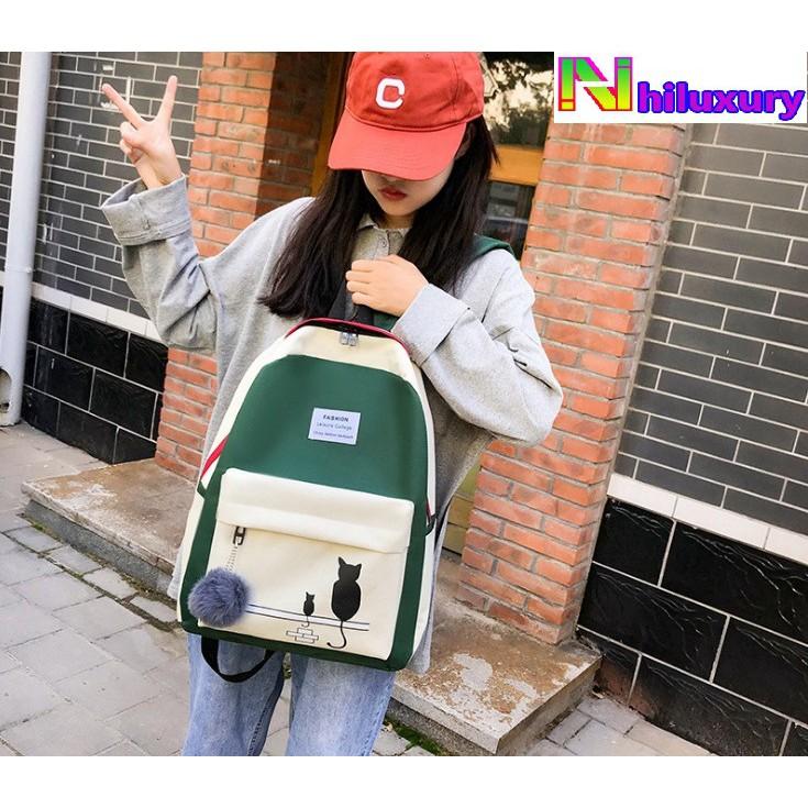 Balo sinh viên kiểu dáng Hàn Quốc 2021 cho sinh viên học sinh - phù hợp đi học, đựng laptop, đi chơi