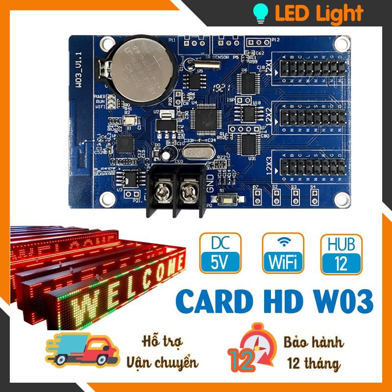 HD W03 - MẠCH ĐIỀU KHIỂN LED MA TRẬN 1 MÀU 3 MÀU