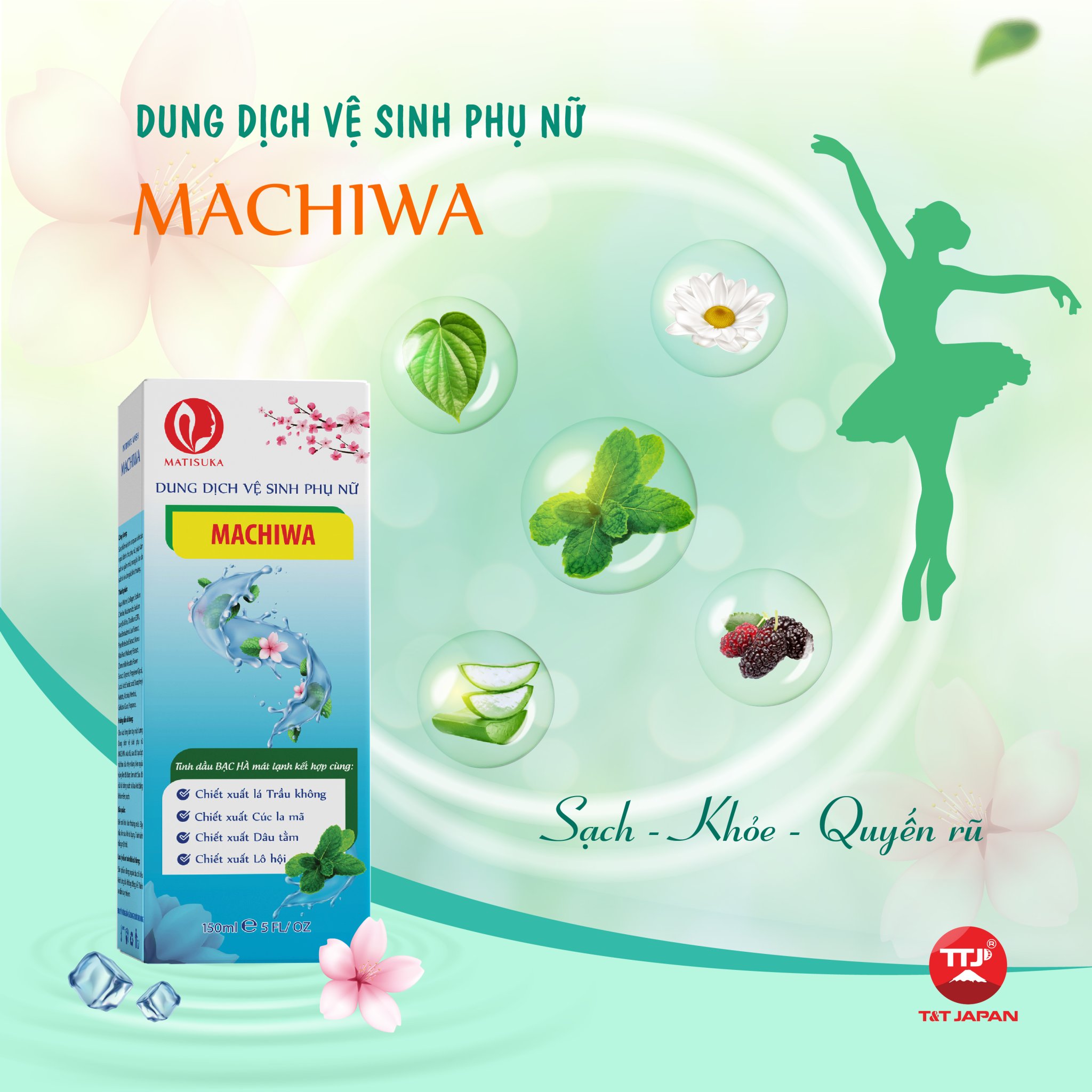 DUNG DỊCH VỆ SINH PHỤ NỮ MACHIWA