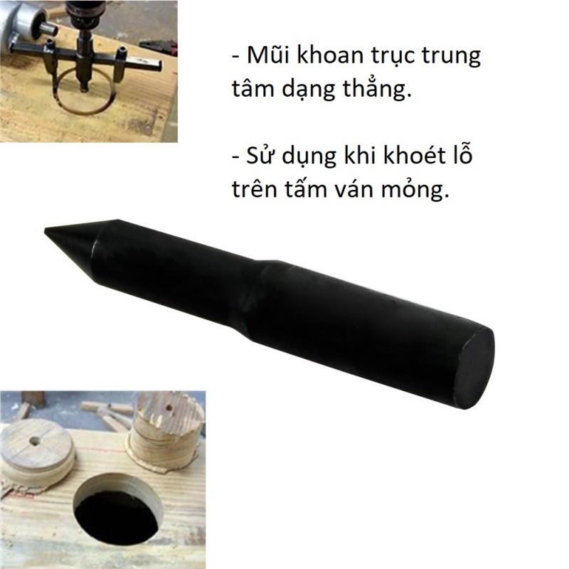 Khoét lỗ tròn 30-300mm trên gỗ, thạch cao, nhựa mica - Mui khoan khoet lo tron