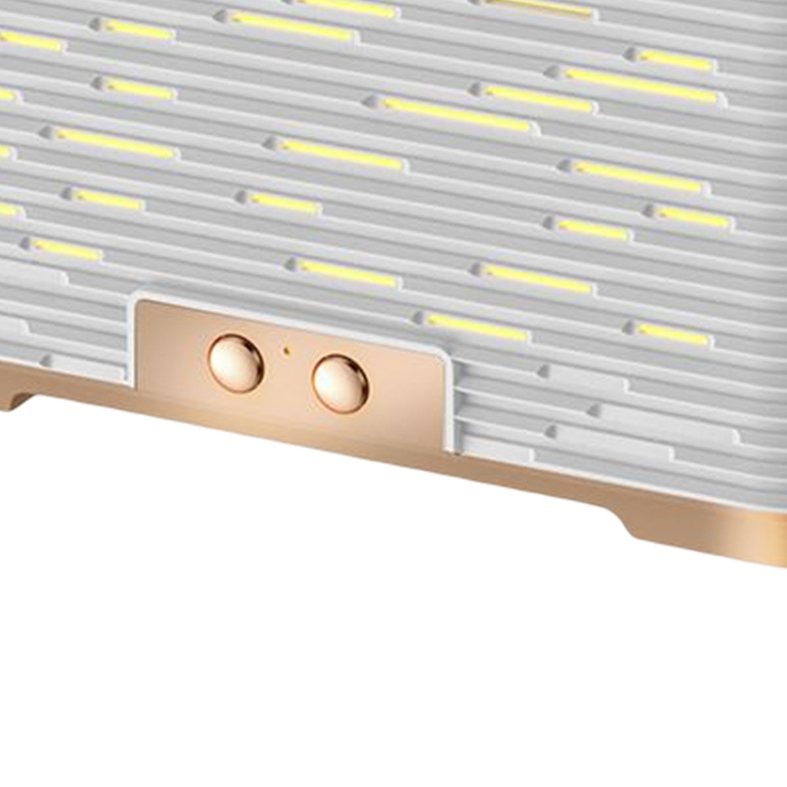 Flame Air Humidifier Diffuser Quiet 350ml Night Light USB for Home Bedroom Gold