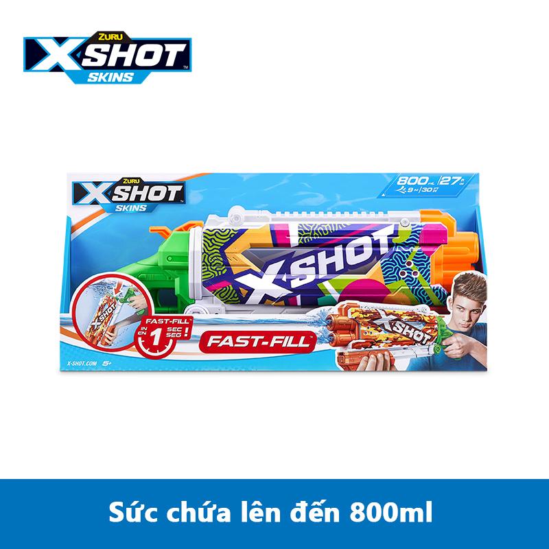 Đồ Chơi Phun Nước Thần Công Skins 800Ml_Ripple Xshot X11855A