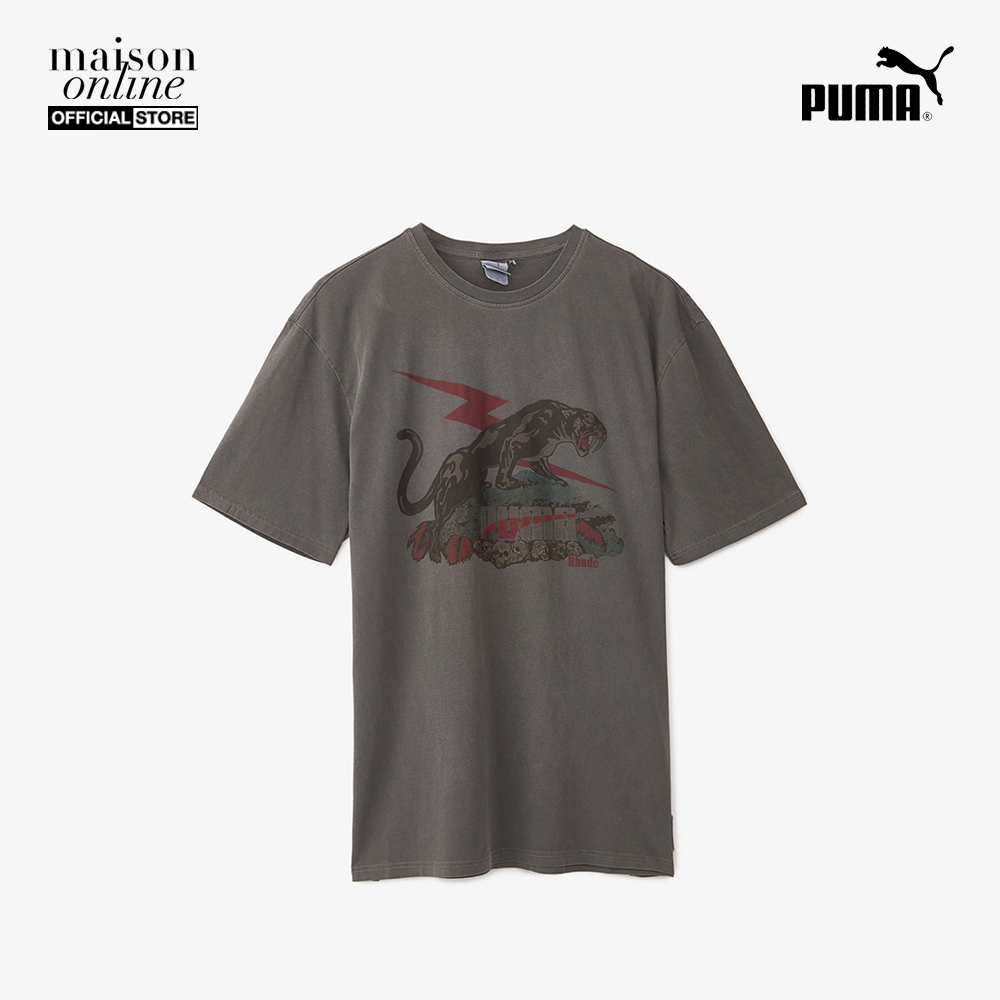 PUMA - Áo thun nam tay ngắn cổ tròn Puma x Rhude (pending) 595339-01