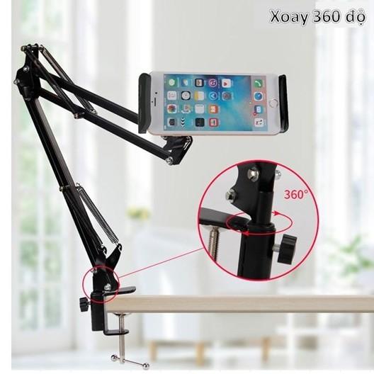 Chân Kẹp Điện Thoại - Ipad Xoay 360 độ (Hàng xịn)