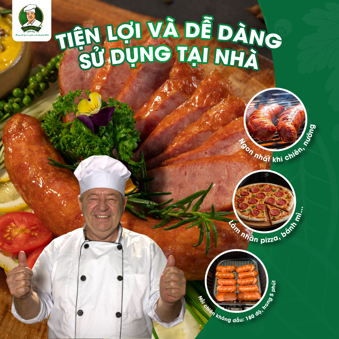 [Chỉ Giao Hà Nội] Xúc xích Nướng BBQ 250g