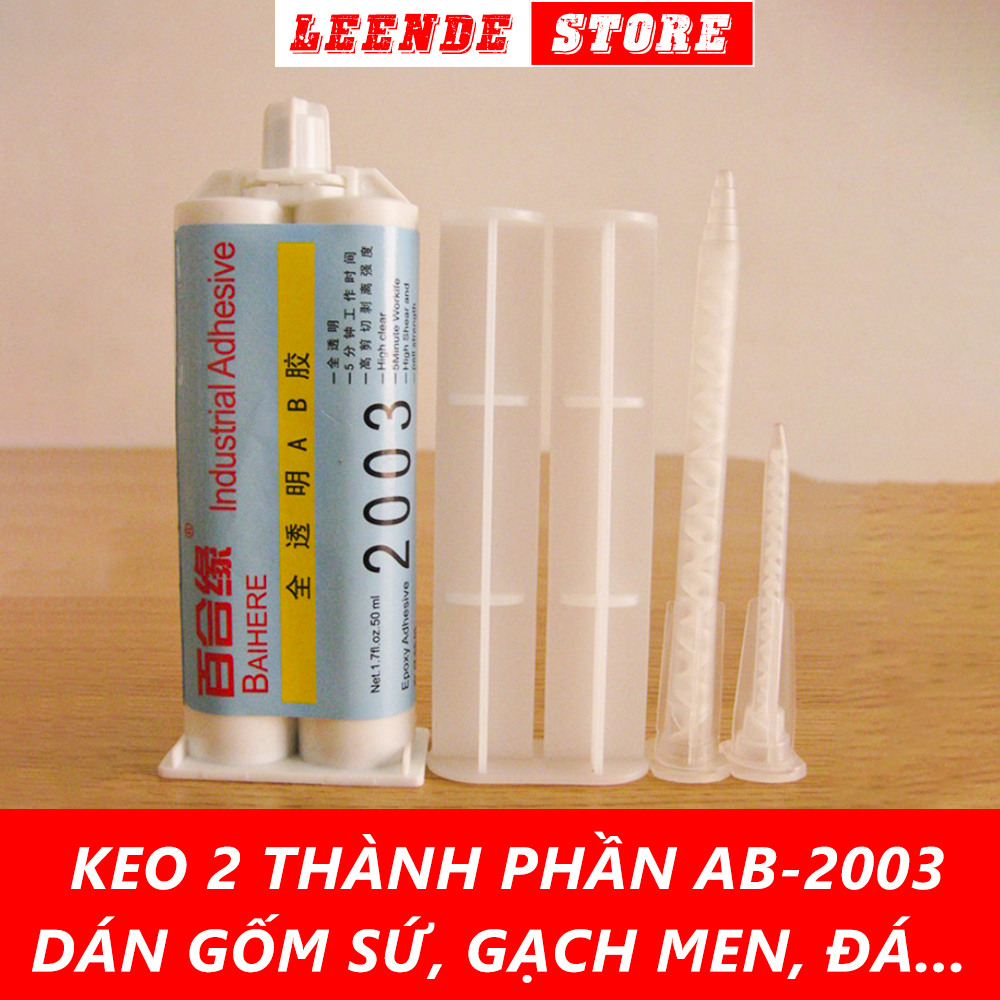 Keo hàn kim loại, sắt thép, keo AB 2 thành phần, dán sắt dán thép cực dính khô nhanh