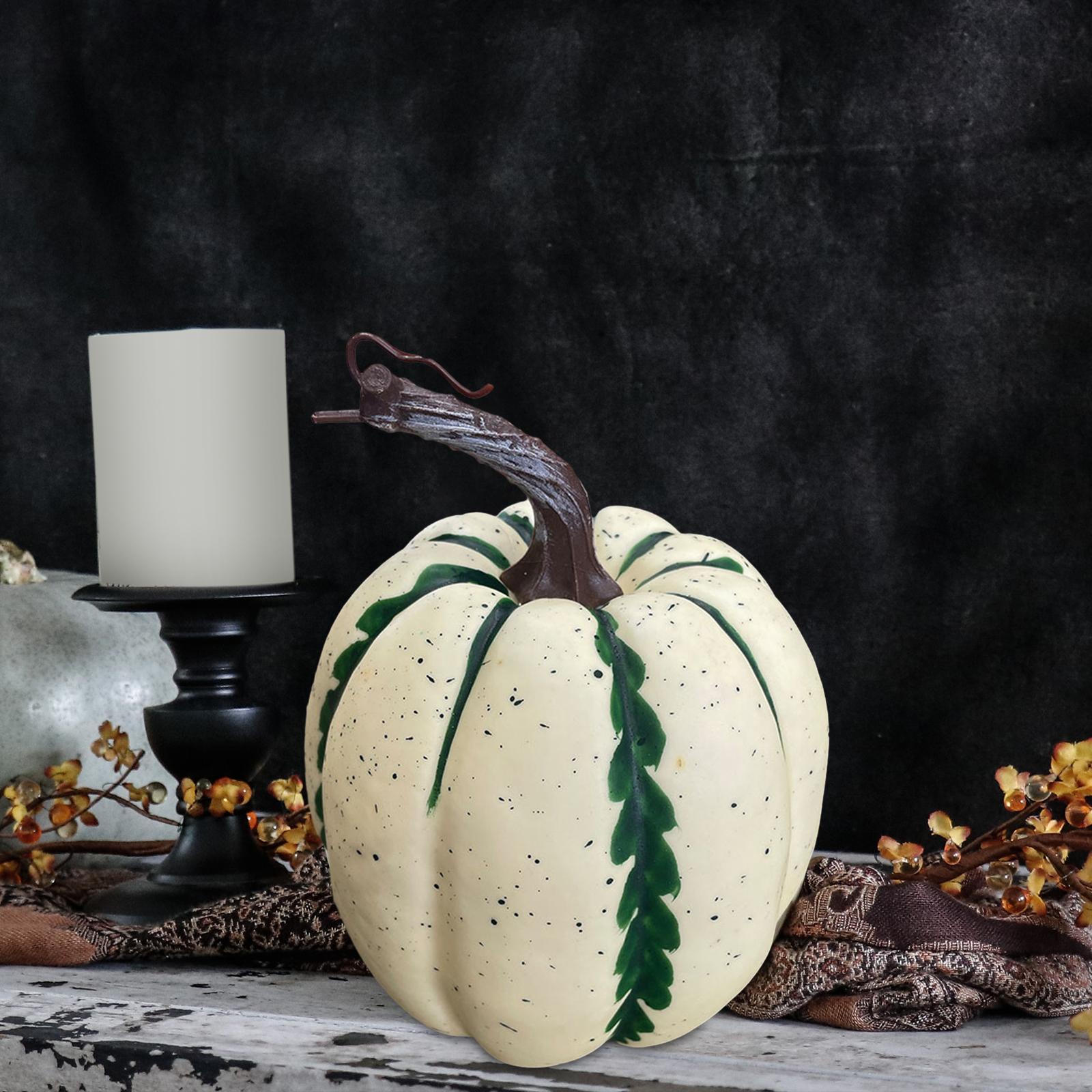 Artificial Pumpkin Foam Pumpkin for Mantel Thanksgiving Tabletop Centerpiece