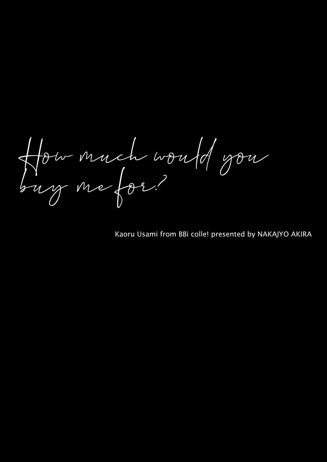 anh tính mua tôi với giá nhiêu đây? chapter 1.1 2