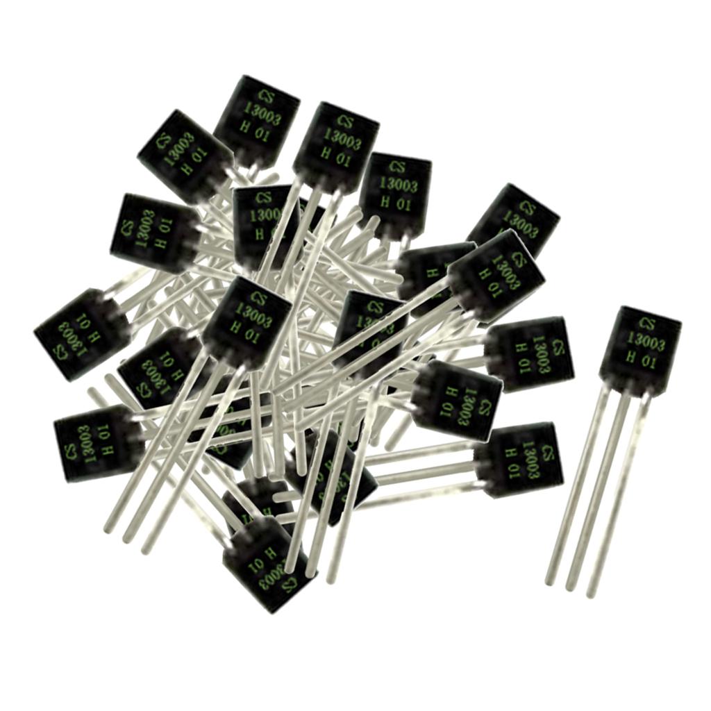100 Miếng Điện Tử Hiện Nay Bóng Bán Dẫn Triode 13003 400V 1A 0.8 W NPN TO-92