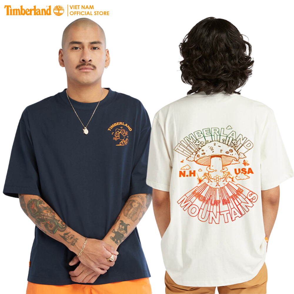 [Original] Timberland Áo Thun Unisex Mushroom Back Graphic Tee (Box) TB0A6QEW