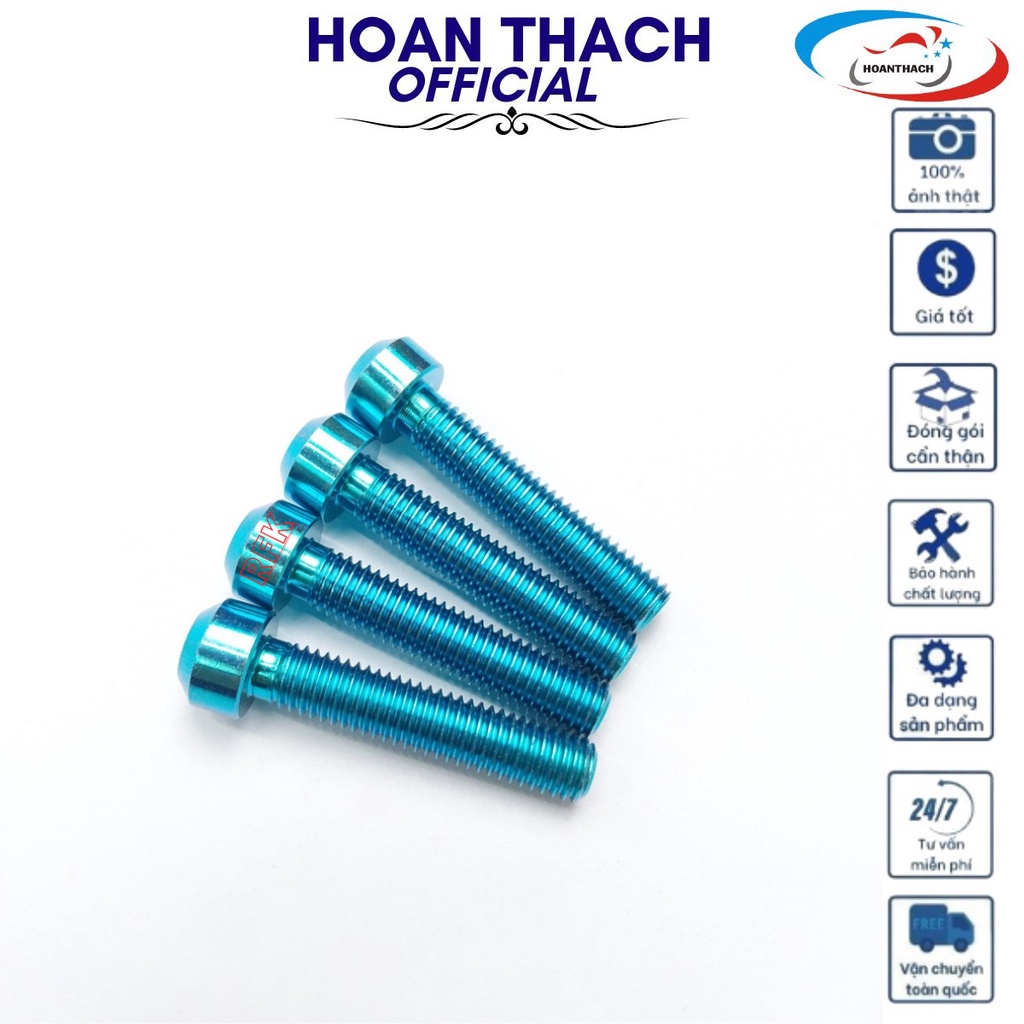 Ốc Gr5 8L40 Trụ Xanh Lục Bảo dùng cho nhiều dòng xe SP016444 (giá bán 1 con)