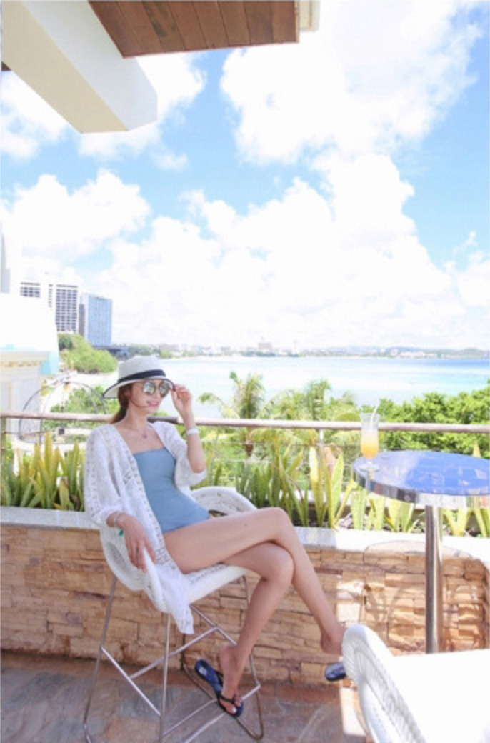 Áo ren lưới đi biển choàng khoác ngoài bikini màu trắng dáng dài tiểu thư phong cách Hàn hot trend - A03